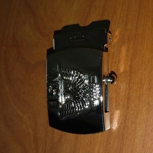 Vtg VANGUARD GENUINE U.S NAVY BELT BUCKLE WITH ENLISTED INSIGNIA Solid Brass